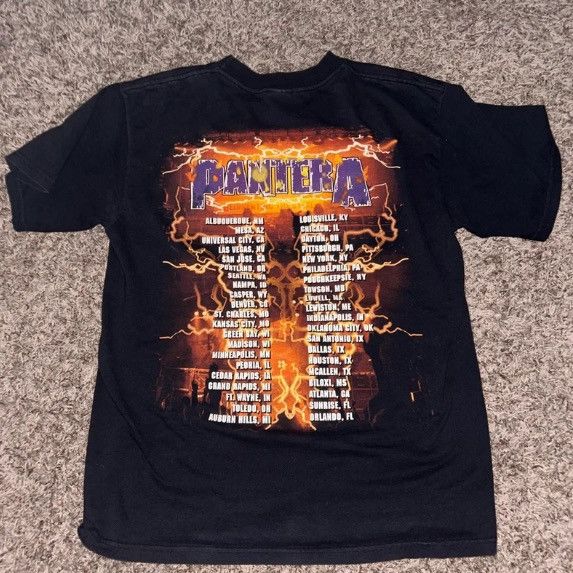 Cotton On Vintage Pantera Tour T Shirt 2001 Real Steel Tour The Steel Size US L / EU 52-54 / 3 - 3 Thumbnail
