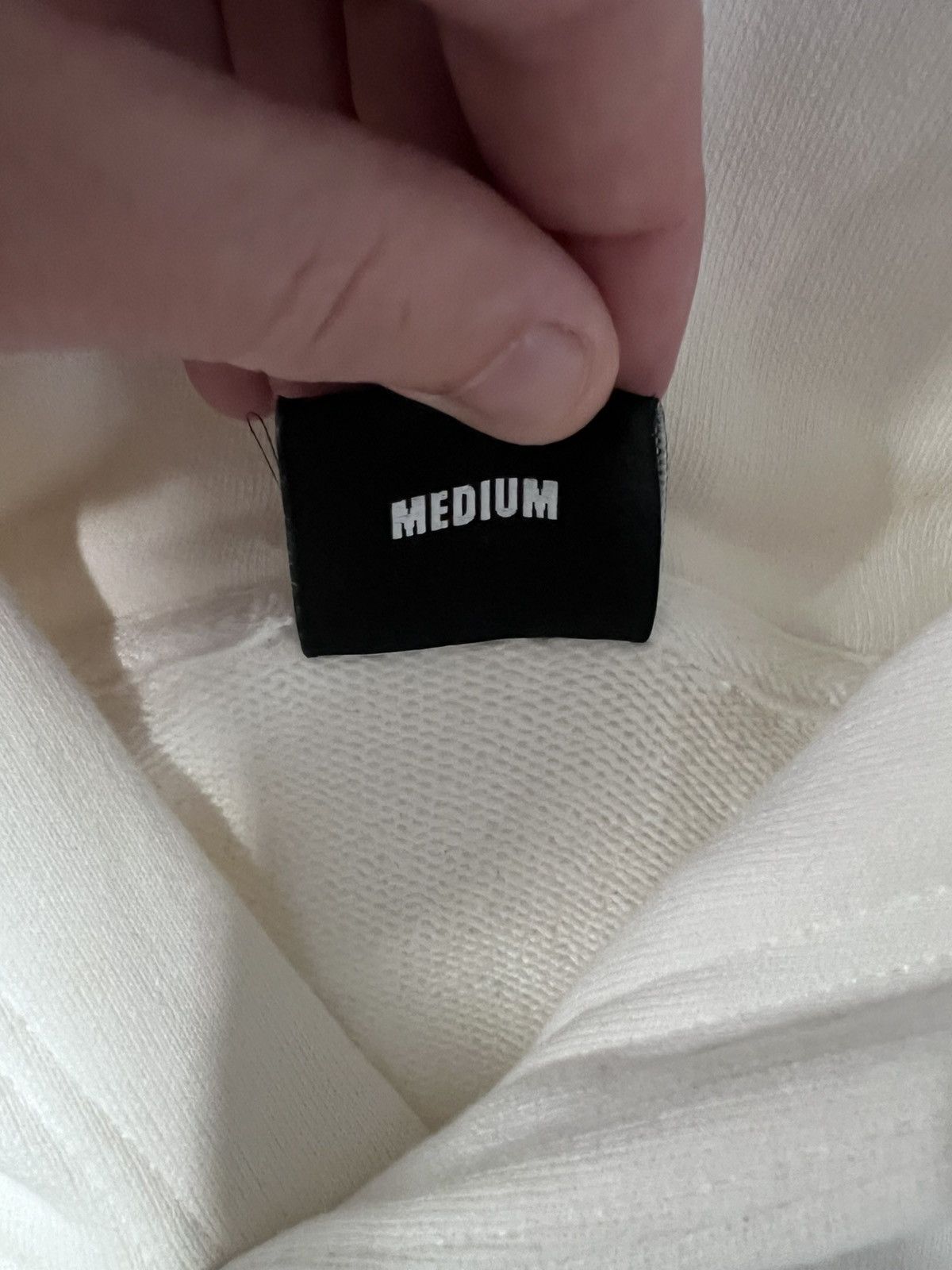 Revenge Cream Pullover w/ Blue Embroidered Revenge Size US M / EU 48-50 / 2 - 4 Thumbnail
