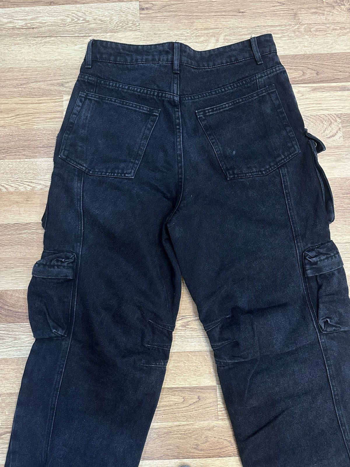 Jaded London Jaded London Black Multi Cargo Jeans Size US 28 / EU 44 - 2 Thumbnail