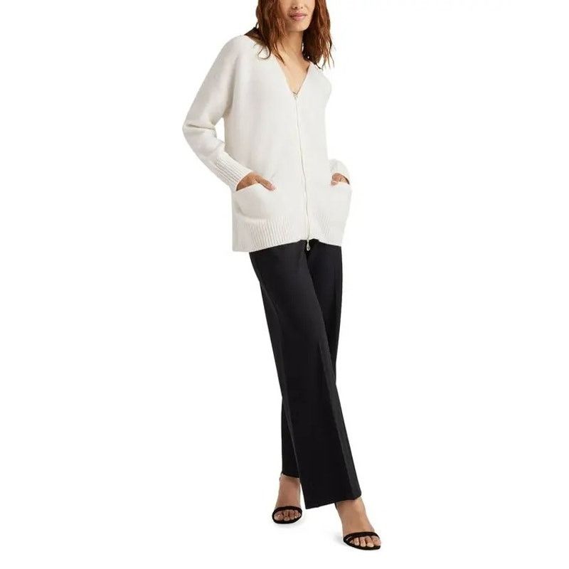Splendid Splendid Women Snow White Soft Knit Relaxed Cardigan Size XL Size XL / US 12-14 / IT 48-50 - 6 Thumbnail