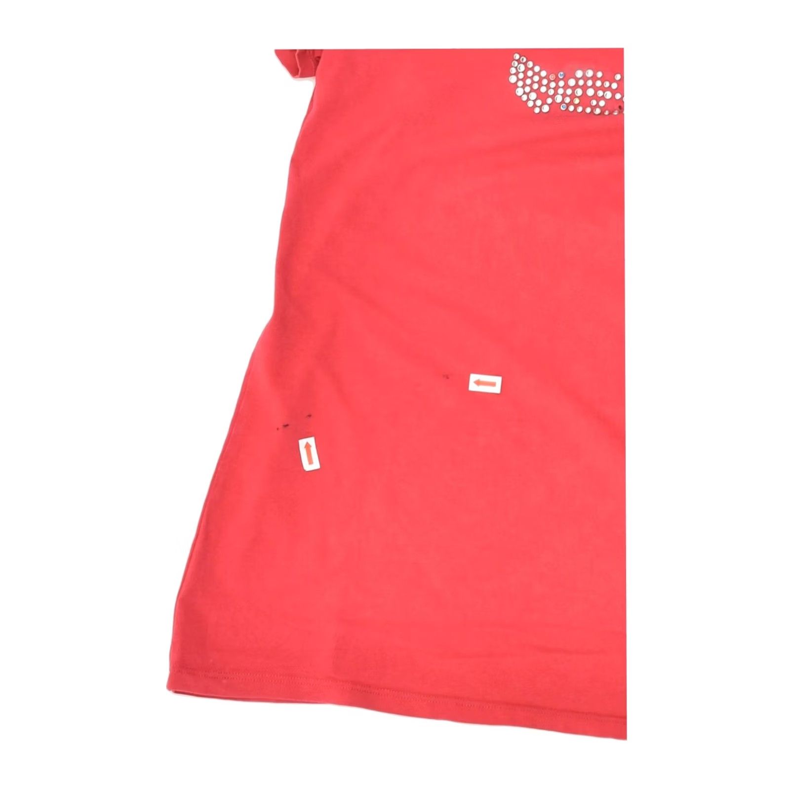 GAS GAS Womens Graphic T-Shirt Medium Red Cotton Size M / US 6-8 / IT 42-44 - 3 Thumbnail