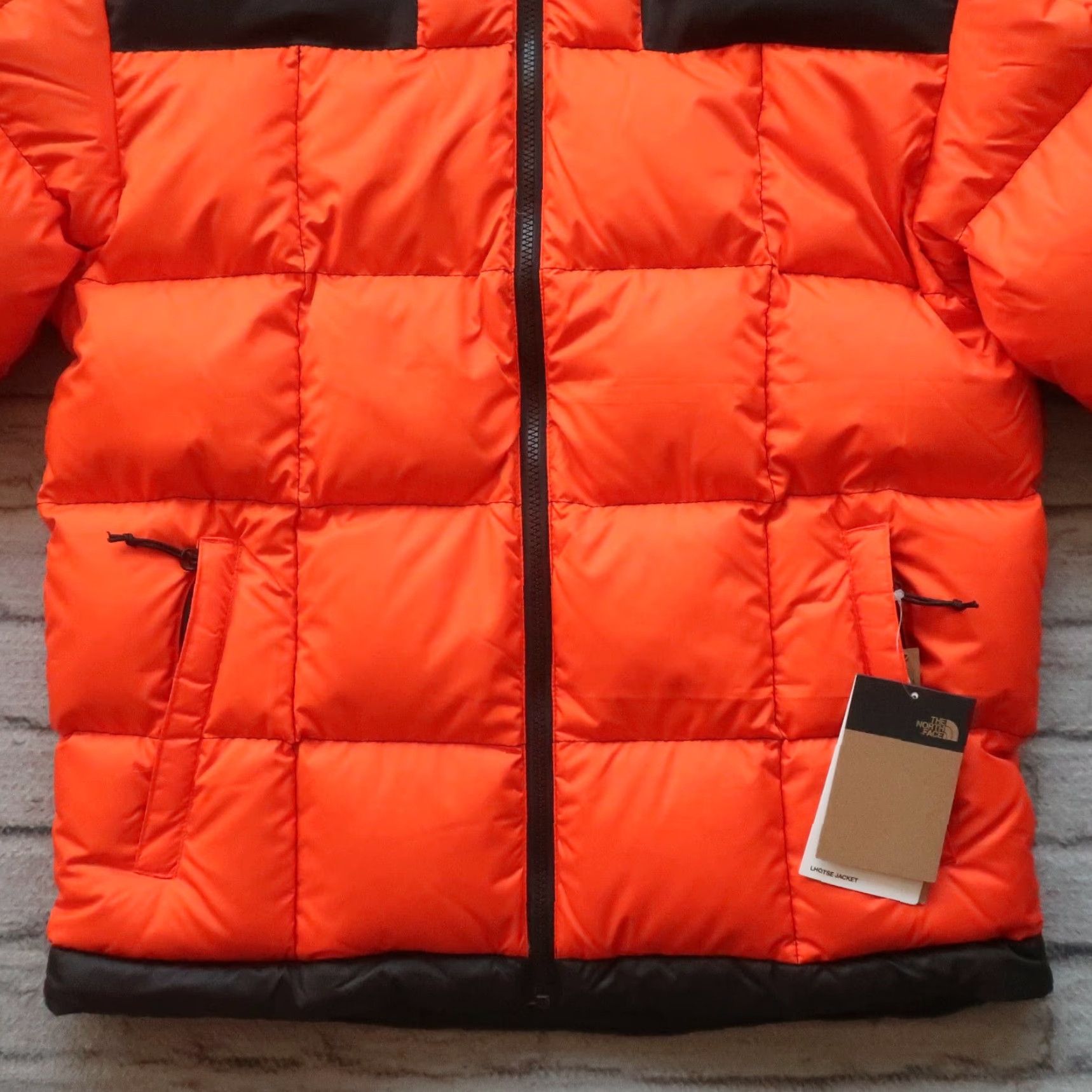 The North Face VINTAGE The North Face 700 Down Lhotse Puffer Jacket Mens Small Tangerine / Black Winter Coat Size US S / EU 44-46 / 1 - 4 Thumbnail