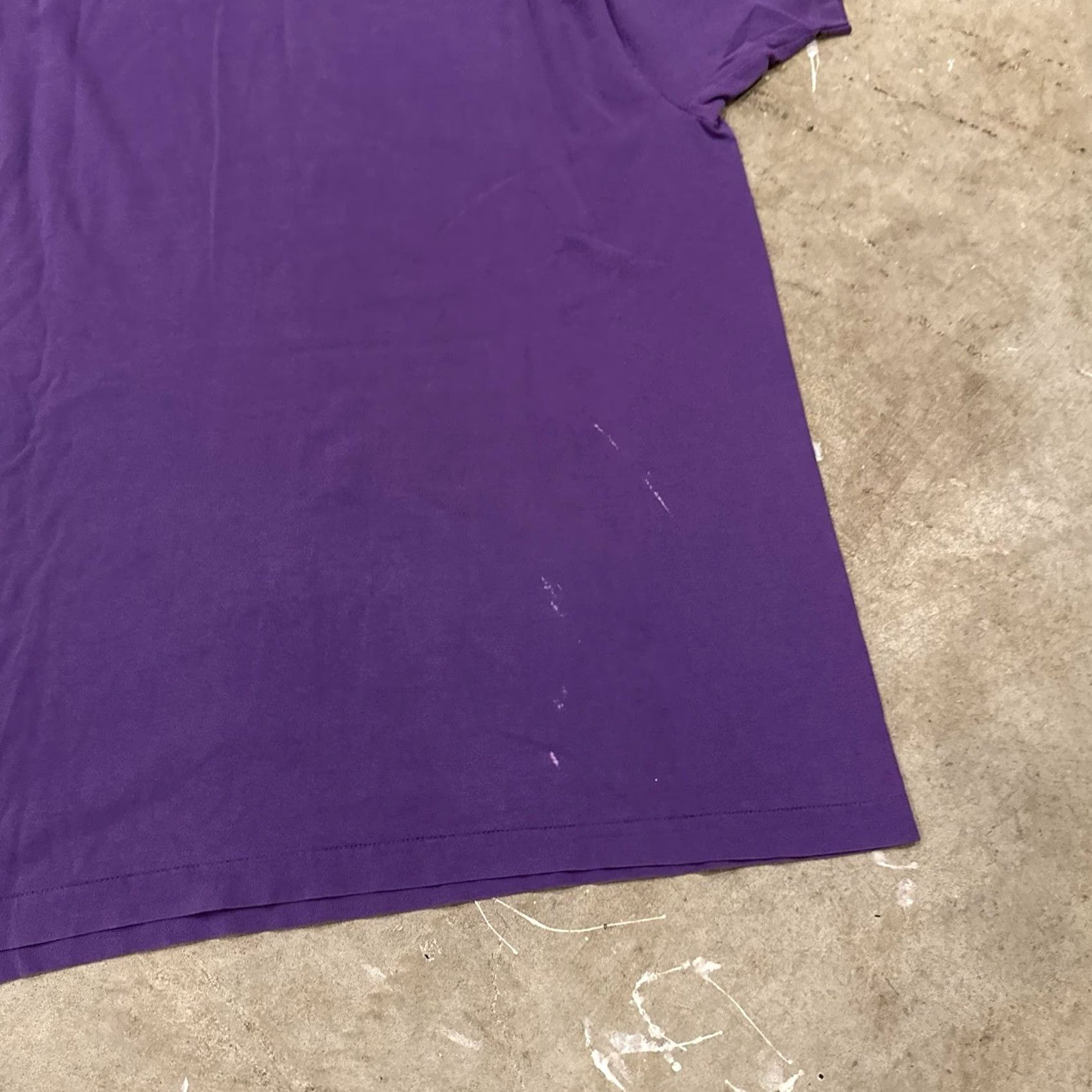 Fruit Of The Loom VINTAGE Minnesota Moose IHL Defunct St. Paul MN Mens 2XL T-Shirt Purple Graphic Tee Retro Unisex Adults Mens Size US XXL / EU 58 / 5 - 5 Thumbnail
