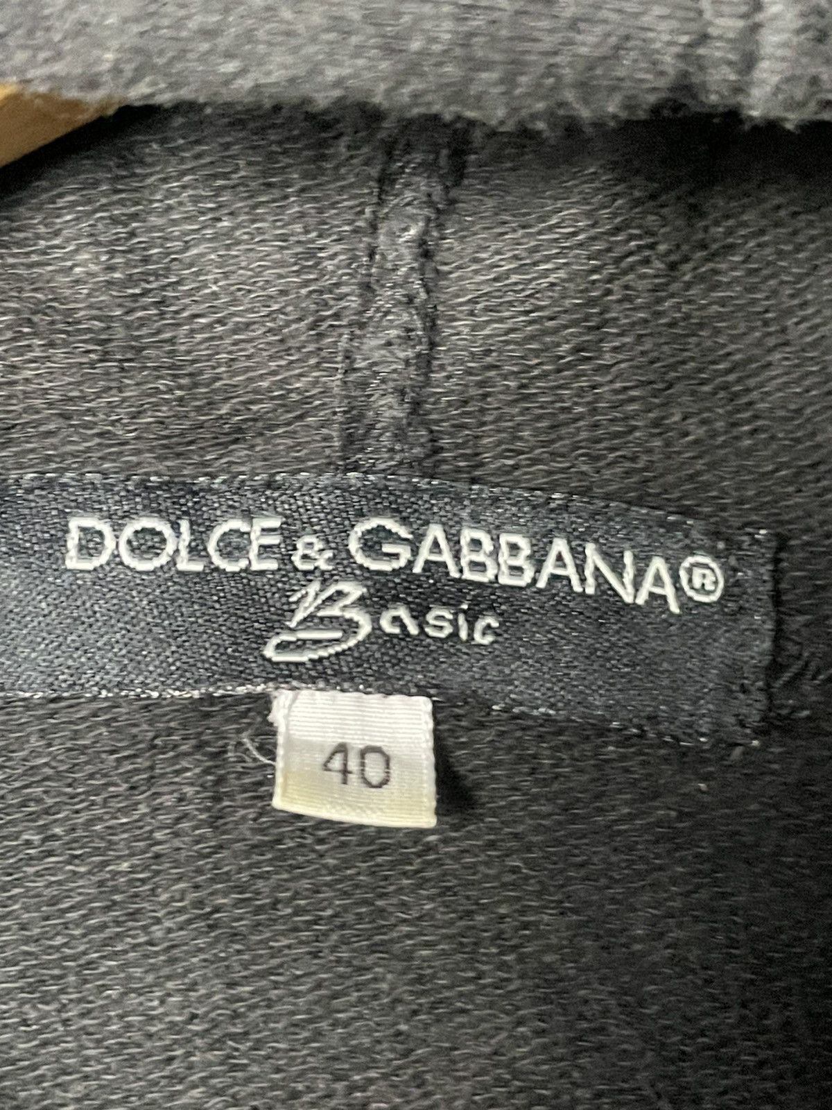 Dolce & Gabbana × Vintage Dolce&Gabbana Brand Full Zipper Hoodie (65) Size US XXS / EU 40 - 6 Thumbnail