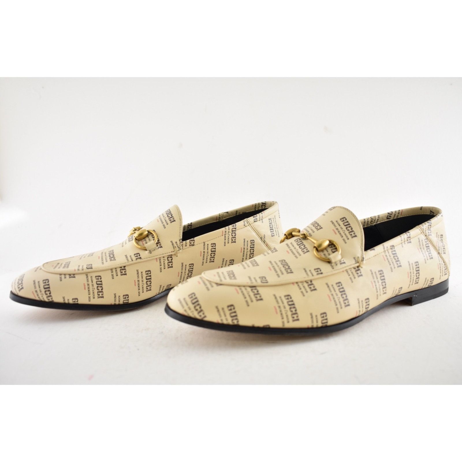 Gucci Gucci Brixton Soy Black Stamp Horsebit Loafer Flat G9 US10 Size US 10 / EU 43 - 14 Thumbnail