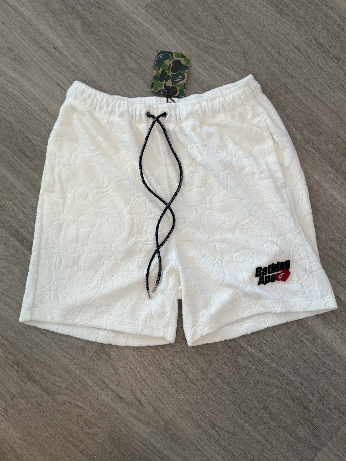 Bape Bape white tonal camo shorts Size US 30 / EU 46 - 1 Thumbnail