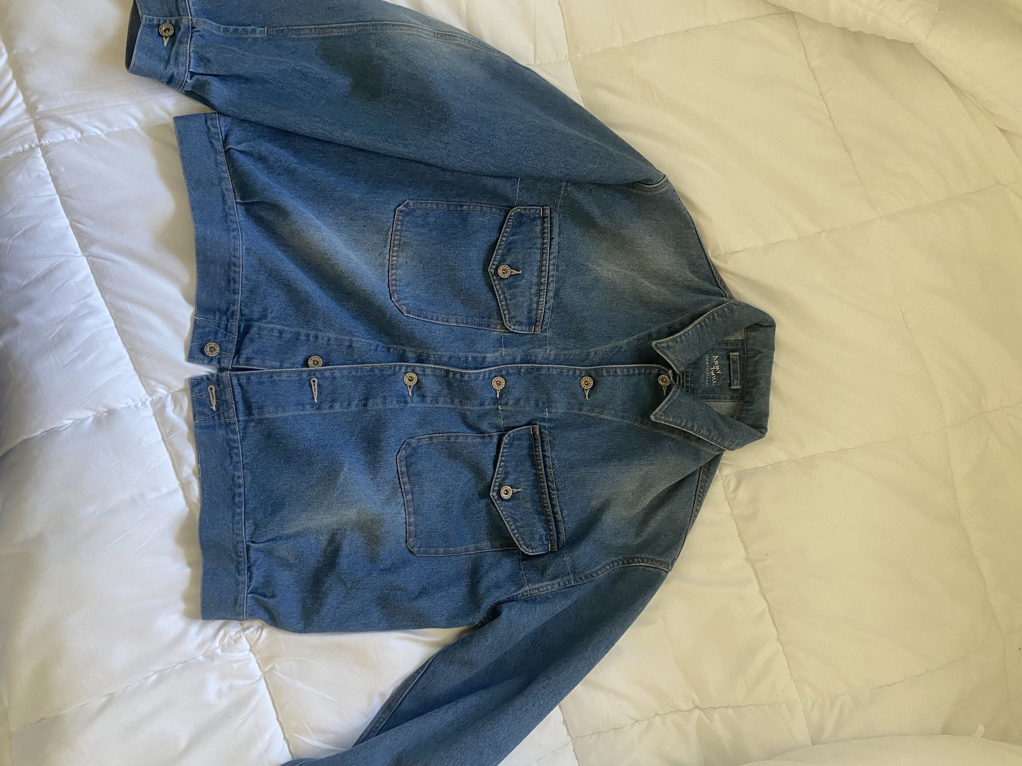 Japanese Brand Army Twill 50's Denim Jacket Size US M / EU 48-50 / 2 - 2 Thumbnail