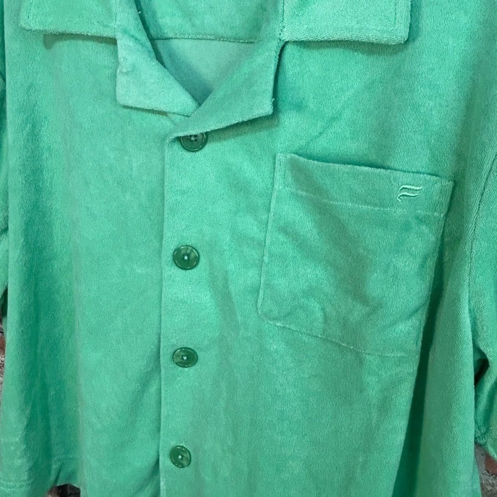 Other Fabletics Island Terry Boxy Button Up Shirt Medium Size M / US 6-8 / IT 42-44 - 3 Thumbnail