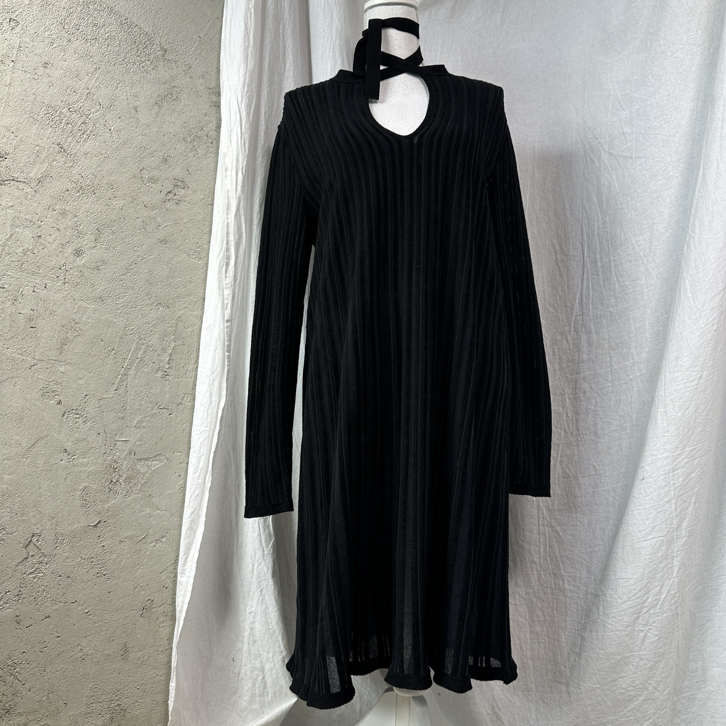 Missoni Vintage Avant Garde Striped Maxi Layered Missoni Dress Y2K Size L / US 10 / IT 46 - 3 Thumbnail