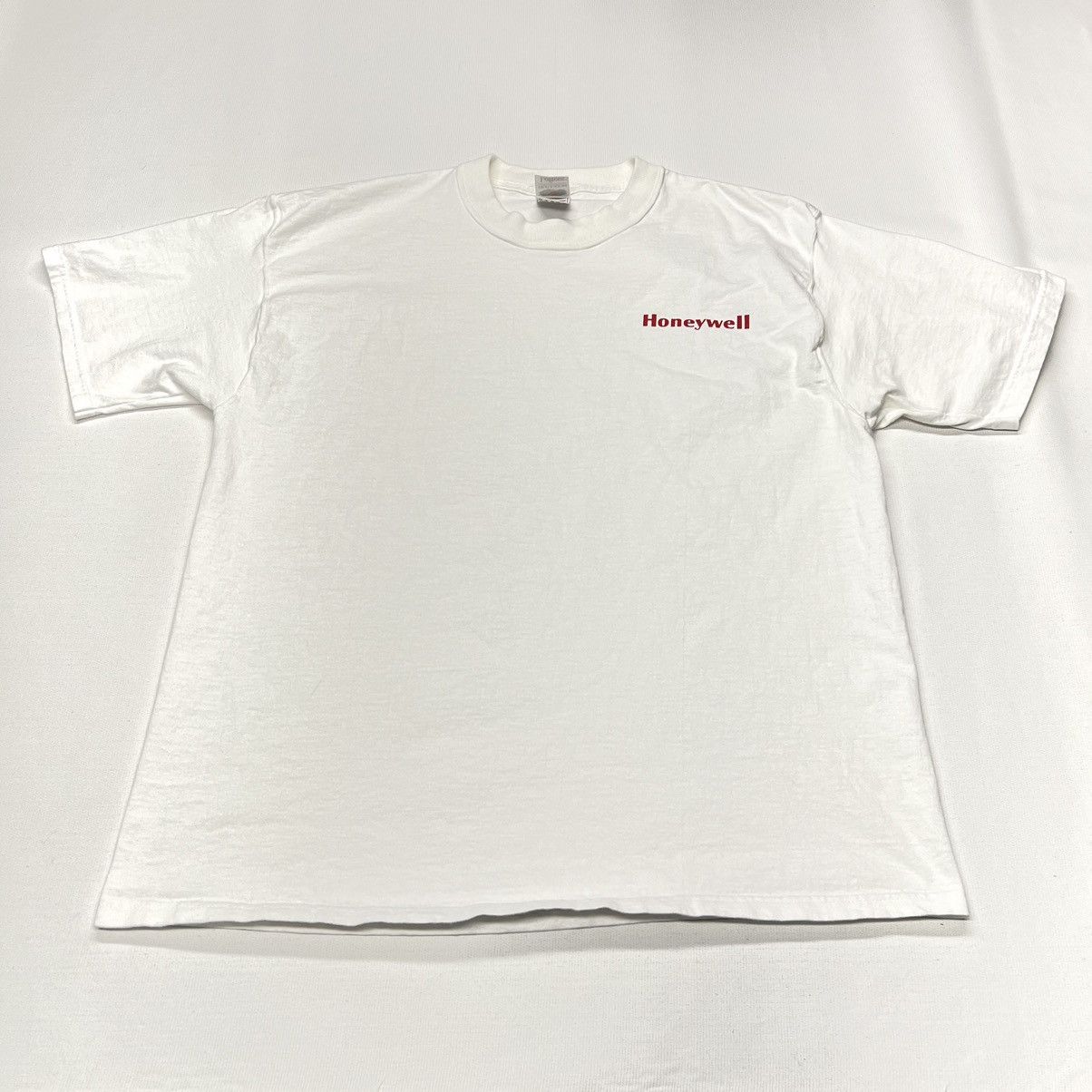 Vintage VTG Honeywell Tee Shirt White Logo Spell Out Tech Company Size US XL / EU 56 / 4 - 1 Thumbnail