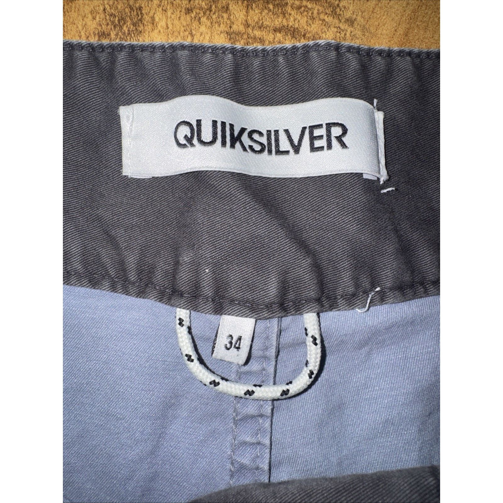 Quiksilver Quicksilver Shots Grey Blue 34x11 Surfing Surfer Y2K Size US 34 / EU 50 - 3 Thumbnail
