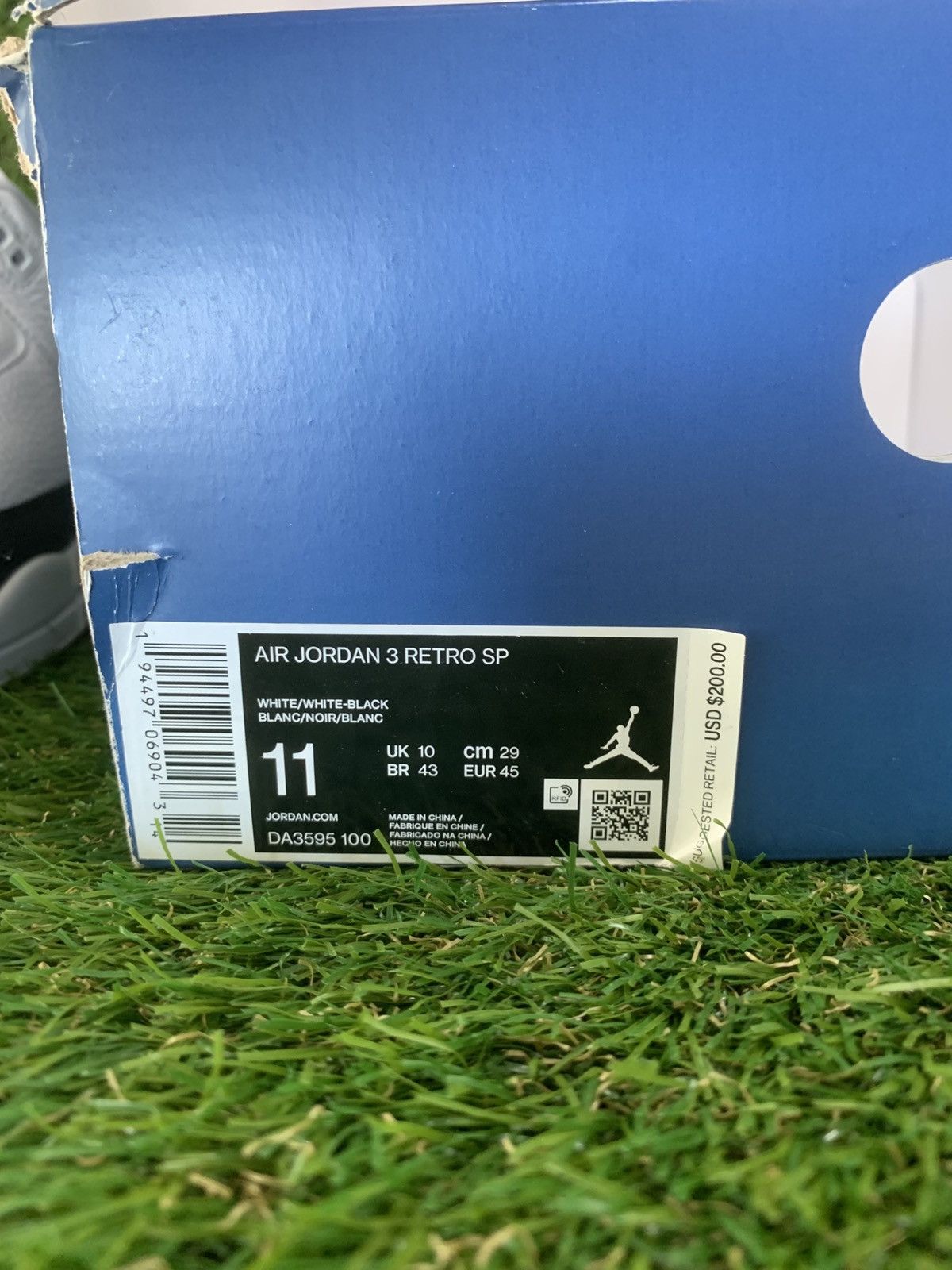 Jordan Brand Jordan 3 Retro Fragment Size US 11 / EU 44 - 19 Thumbnail