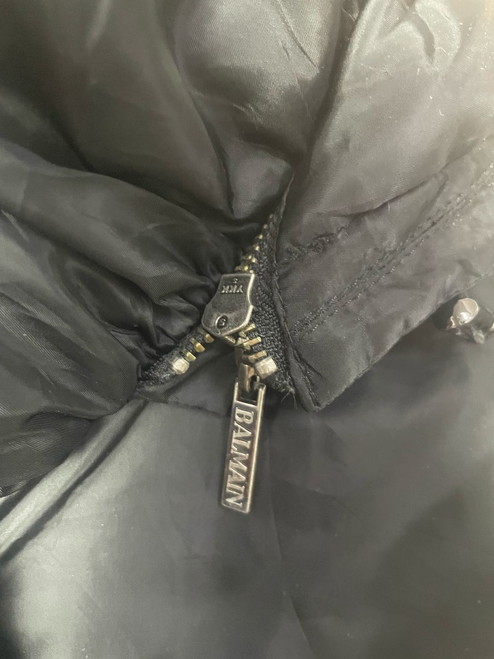 Balmain × Vintage Vintage Balmain Down Jacket Hoodie Size L / US 10 / IT 46 - 8 Thumbnail