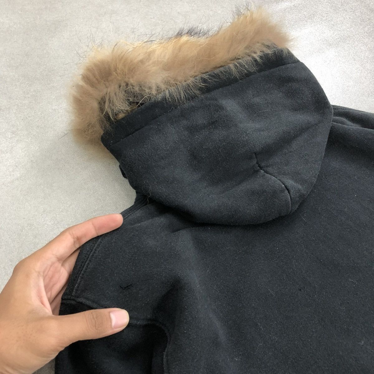 If Six Was Nine × Japanese Brand × Le Grande Bleu (L.G.B.) 2000s Sorriedere Poem Dragon Cross Ifsixwasnine Fur Hoodie Size US M / EU 48-50 / 2 - 12 Thumbnail