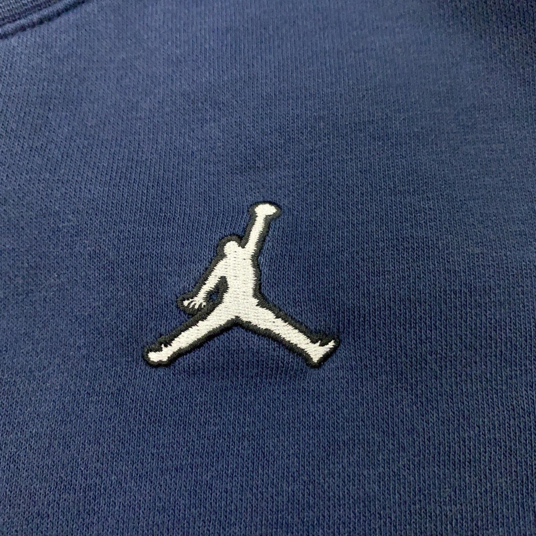 Jordan Brand VINTAGE Jordan Sweatshirt Mens Large Blue Pullover Crewneck Jumpman Loose Fit Basketball Nike Size US L / EU 52-54 / 3 - 2 Thumbnail