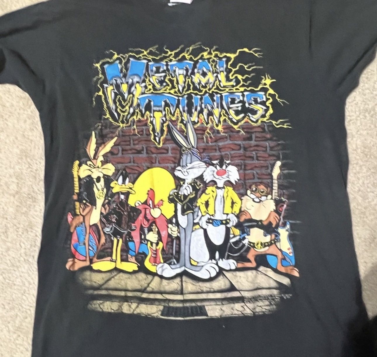 Vintage 1993 Metal Tunes Shirt Looney Tunes Size US M / EU 48-50 / 2 - 1 Thumbnail
