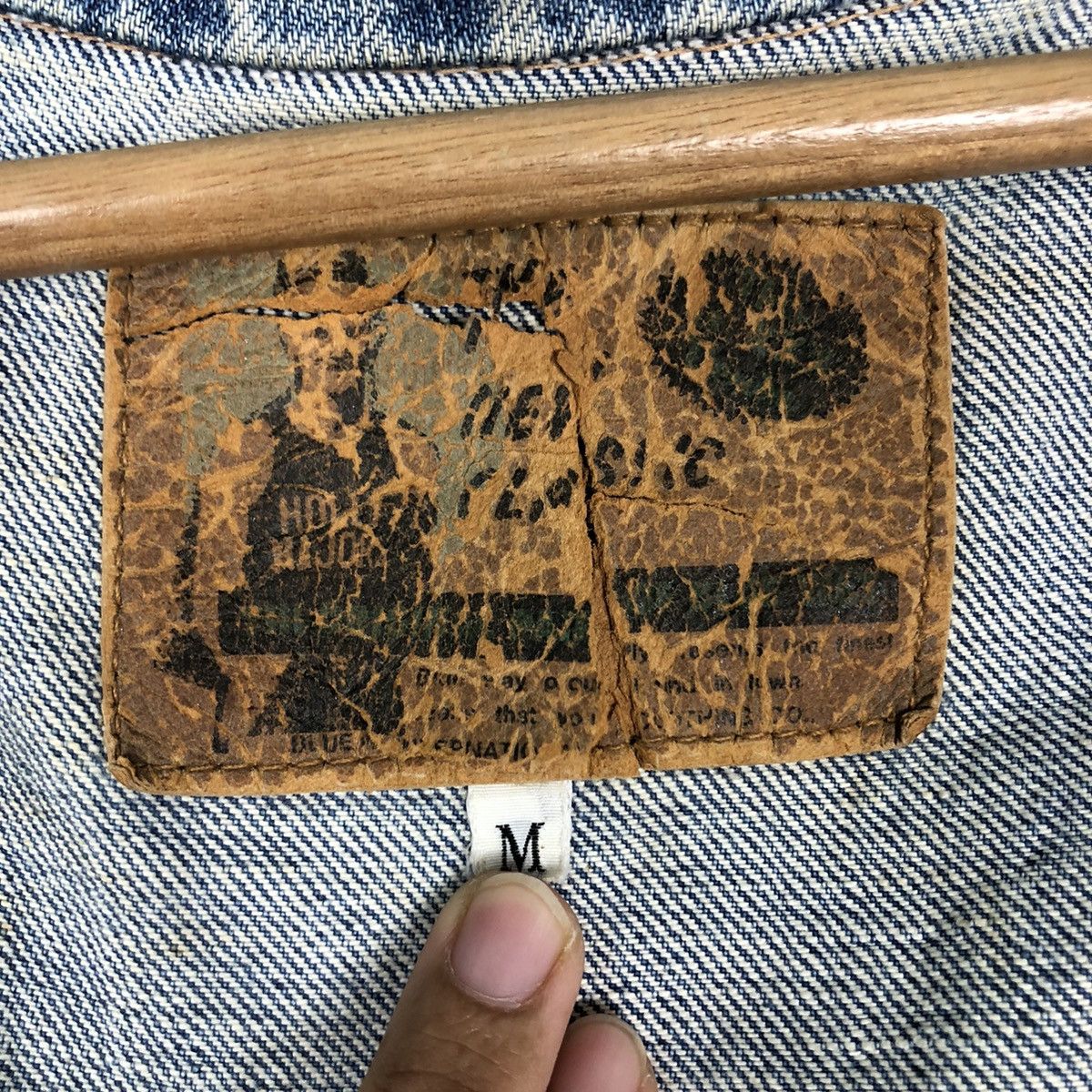 Japanese Brand 🔥Vintage Trucker Denim Biker Jacket Inspire Toyo Enterprise Size US M / EU 48-50 / 2 - 18 Thumbnail