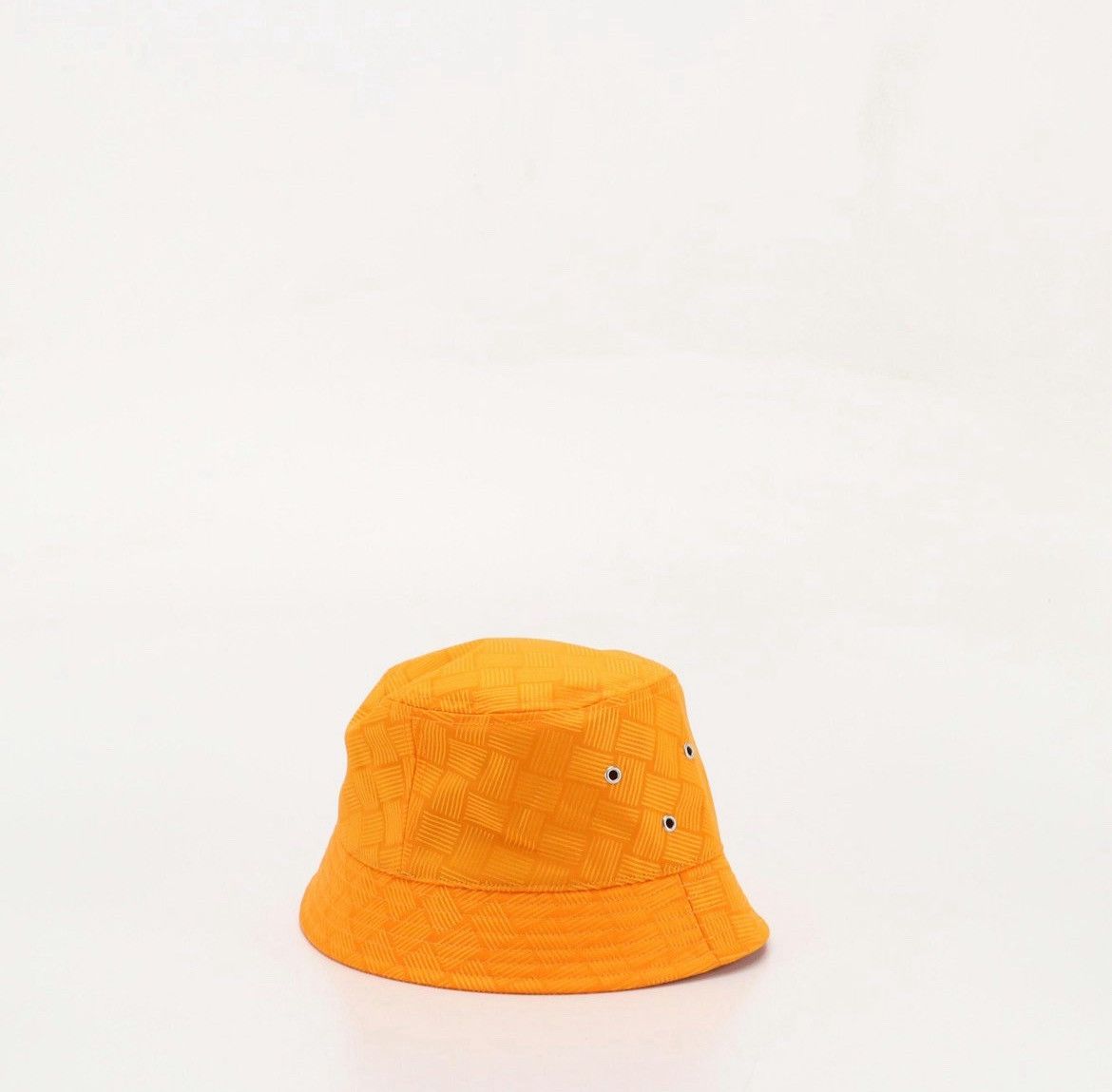 Bottega Veneta BOTTEGA VENETA Orange Intreccio Jacquard Bucket Hat Size ONE SIZE - 2 Thumbnail