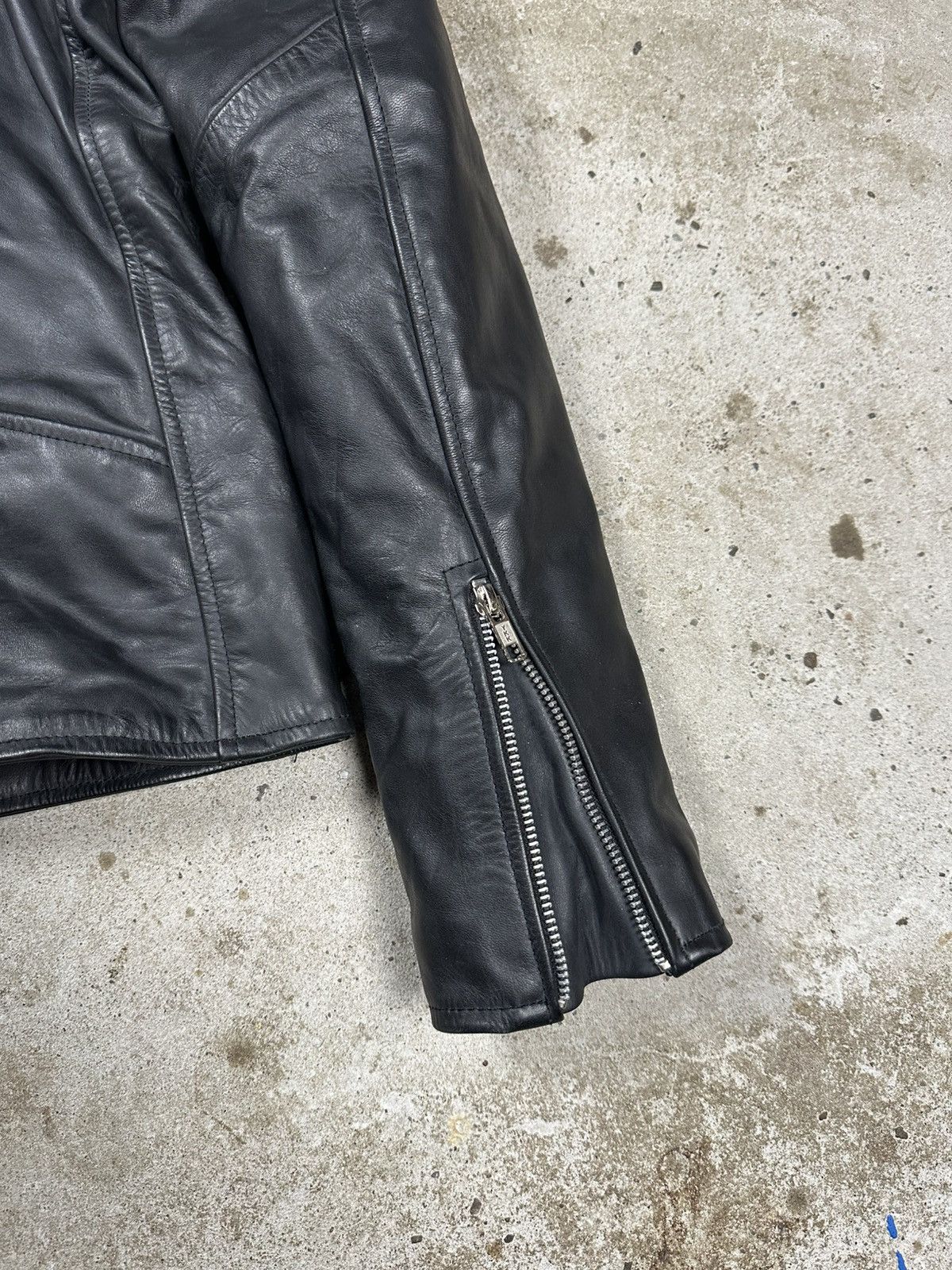 Other Vintage Y2K Ramones Black Moto Biker Leather Jacket Heavy Size US S / EU 44-46 / 1 - 10 Thumbnail