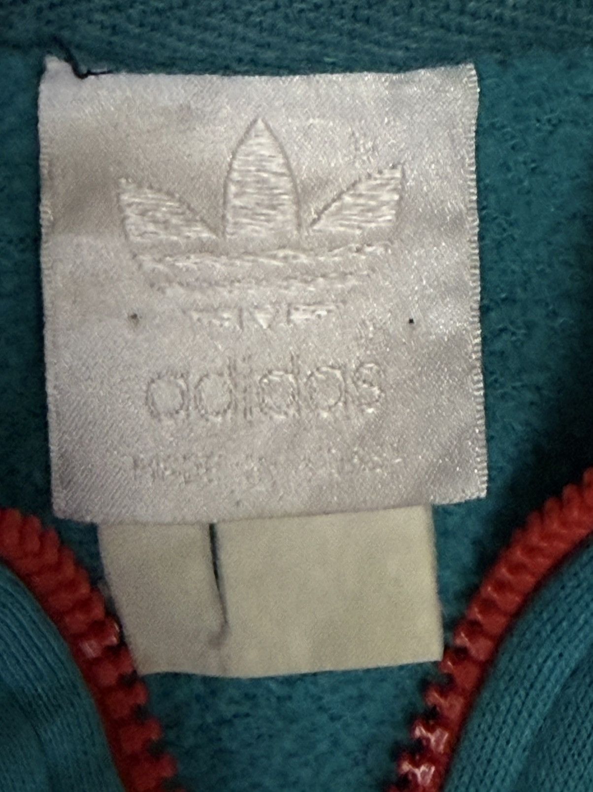 Adidas 80s Vintage Adidas Colourblock hoodie Size US M / EU 48-50 / 2 - 4 Thumbnail