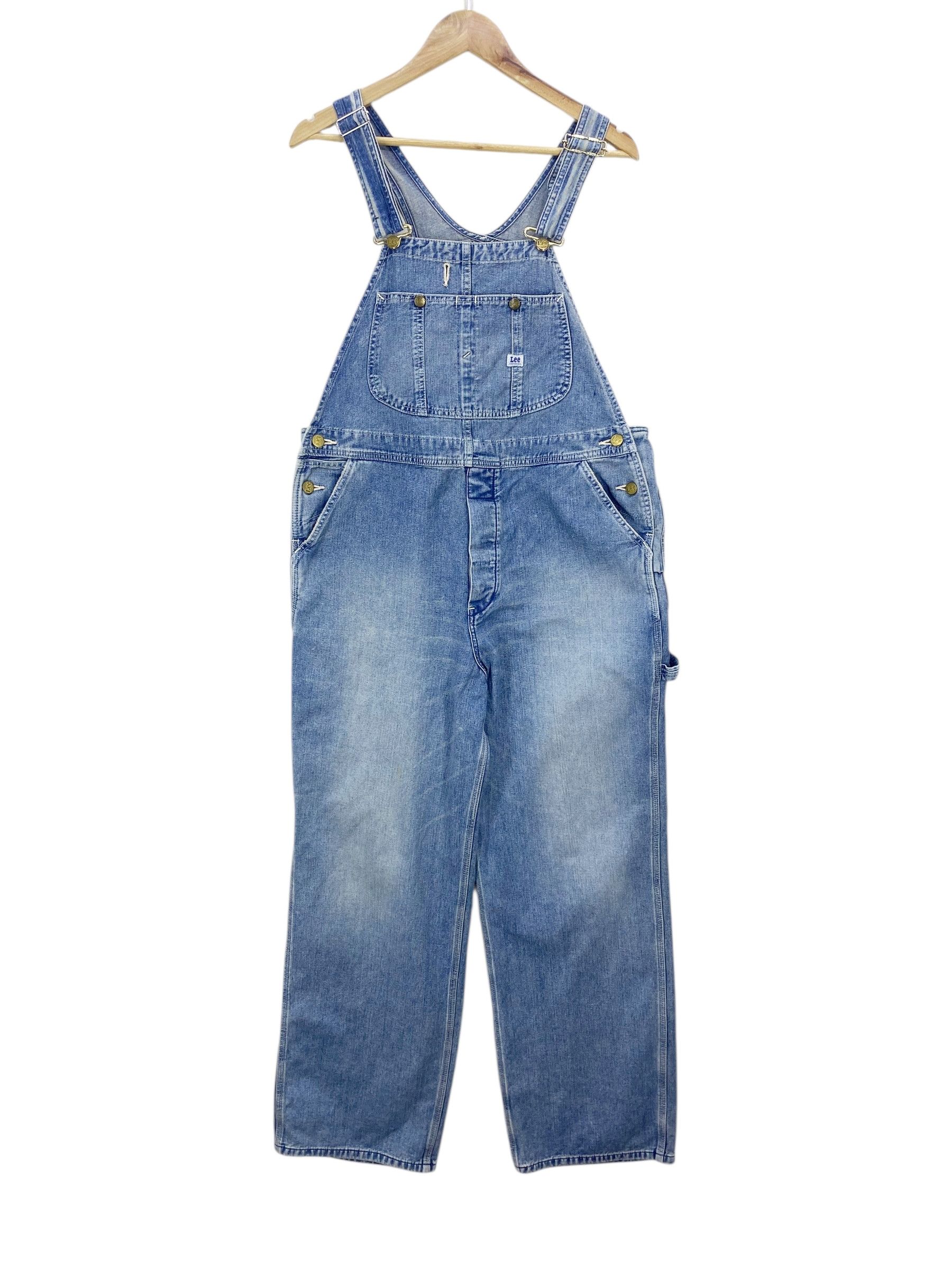 Lee Lee Bib Overalls Workwear Jeans New Age Cowboy Size US 30 / EU 46 - 2 Thumbnail