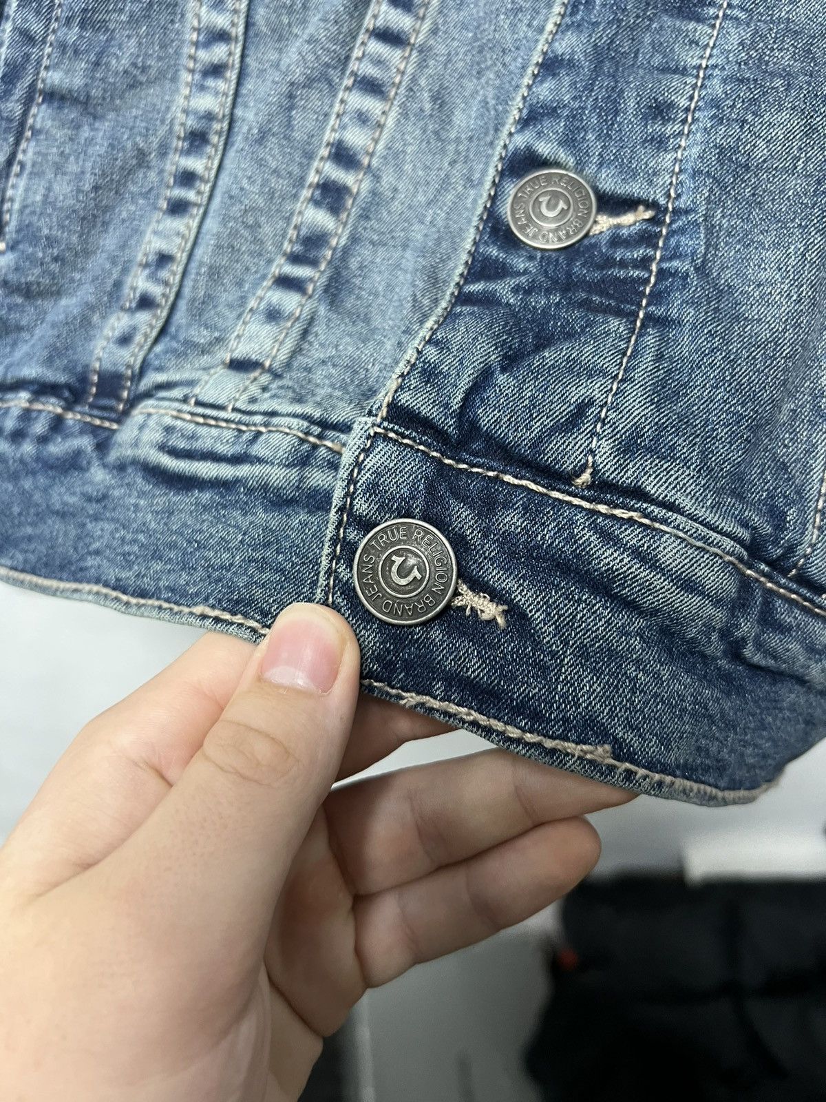True Religion Vintage True Religion Jean Jacket Chief Keef Size US S / EU 44-46 / 1 - 9 Thumbnail