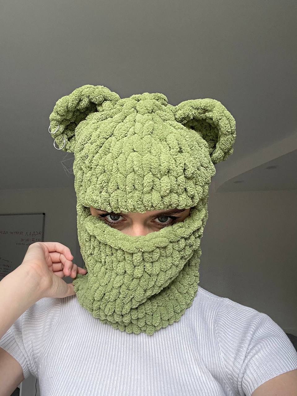 Japanese Brand × Youths In Balaclava Handmade knitted balaclava Size ONE SIZE - 3 Thumbnail