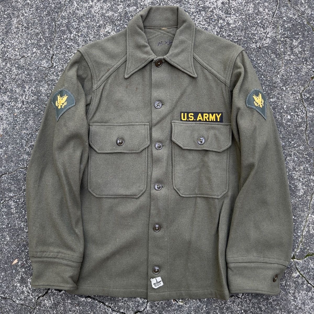 Vintage US ARMY Green Coat