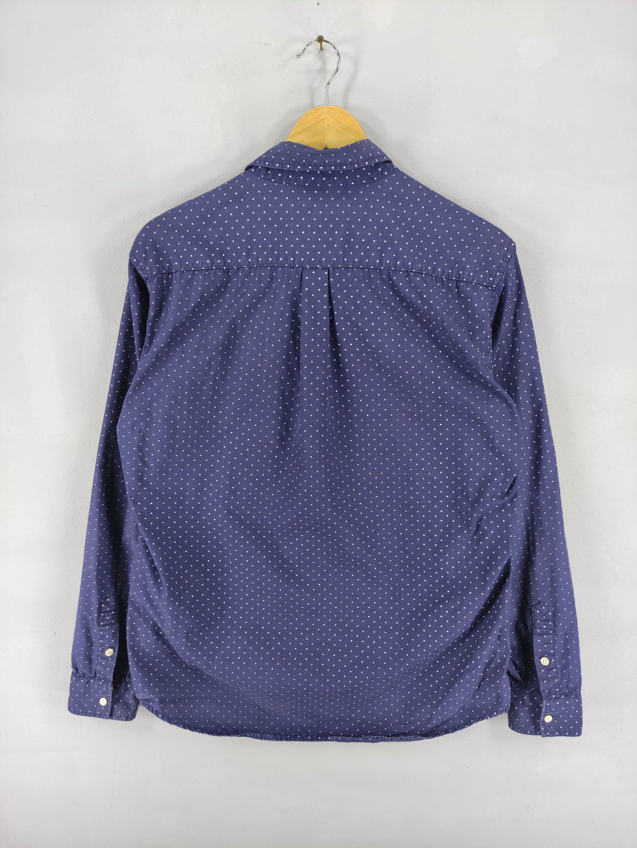 Flannel Vintage Glory Crew Polka dot Shirt Button Up Long Sleeve Size US M / EU 48-50 / 2 - 6 Thumbnail