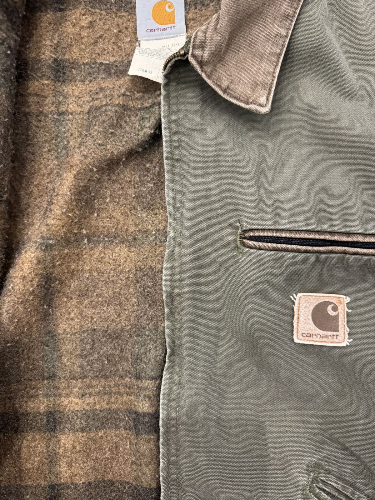 Carhartt Carhartt Detroit Jacket J76 Mos usa vintage og Size US XXL / EU 58 / 5 - 6 Thumbnail