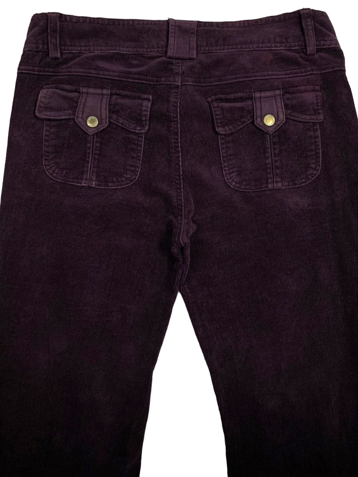Hysteric Glamour Vintage Japanese A.2.P Velvet Low Rise Corduroy Flare Pants Size US 30 / EU 46 - 9 Thumbnail