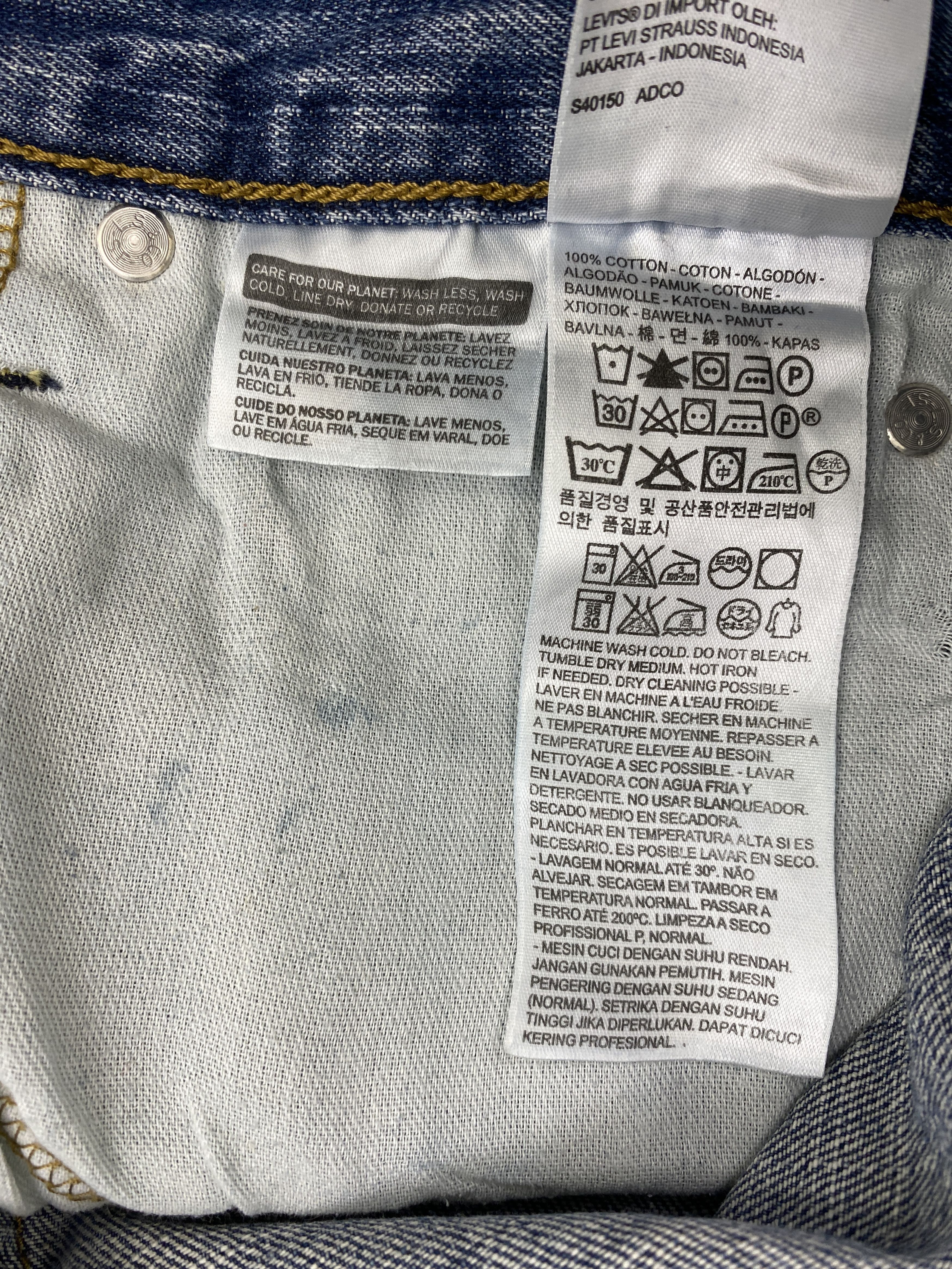 Levi's × Vintage Faded Blue Vintage Levis 569 Jeans Size US 28 / EU 44 - 9 Thumbnail