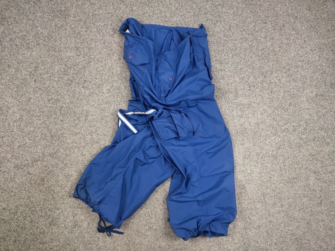 Japanese Brand Rare Vintage MT:2 Japanese Parachute Baggy Cargo Blue Pants Size US 34 / EU 50 - 11 Thumbnail