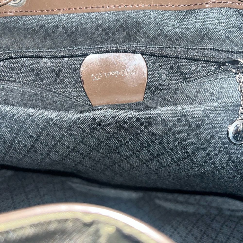 Gucci Gucci 2 Way Bamboo Chocolate Nylon/Patent Leather Backpack Size ONE SIZE - 9 Thumbnail