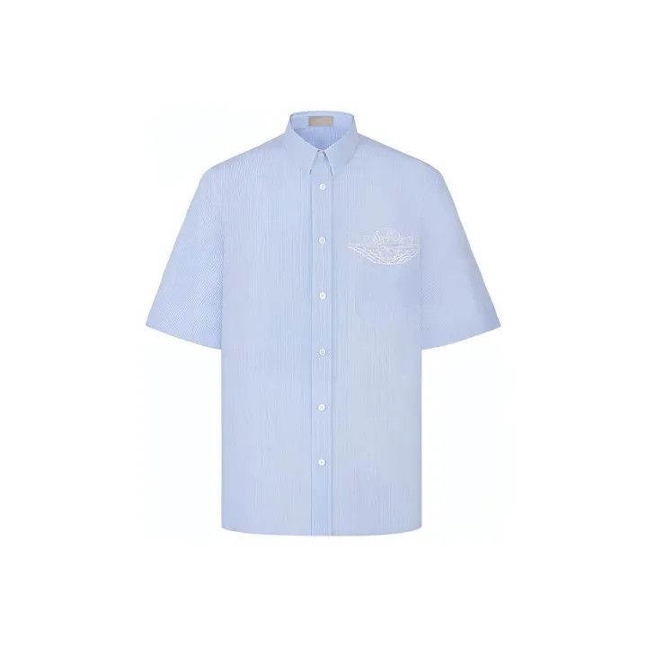 Dior Dior Air Jordan 1 Short Sleeve Shirt 0079 Size US S / EU 44-46 / 1 - 1 Thumbnail