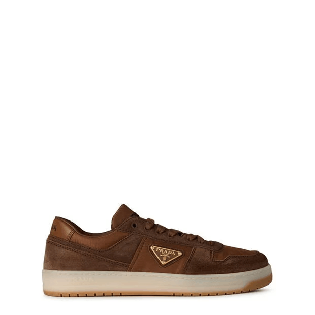 Prada Downtown Delavé Suede Trainers Size US 10 / EU 43 - 1 Thumbnail