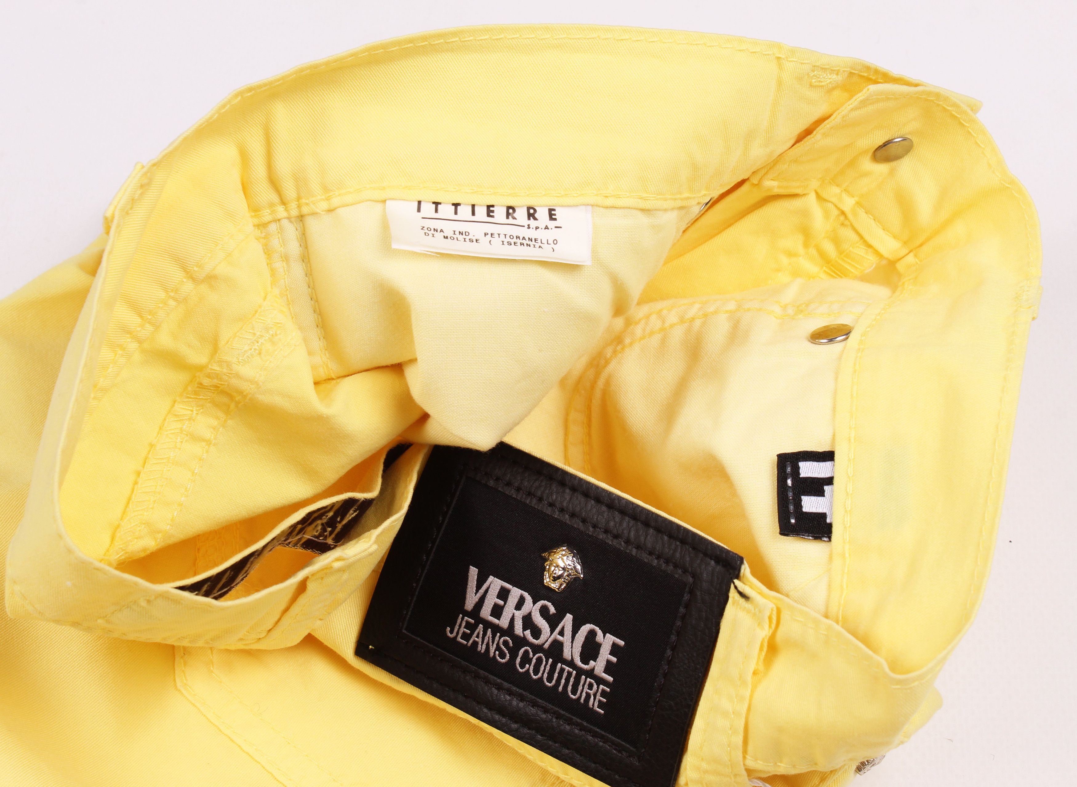 Versace Vintage Versace Jeans Couture 90's High Waisted Trousers Size 24" / US 00 / IT 34 - 6 Thumbnail