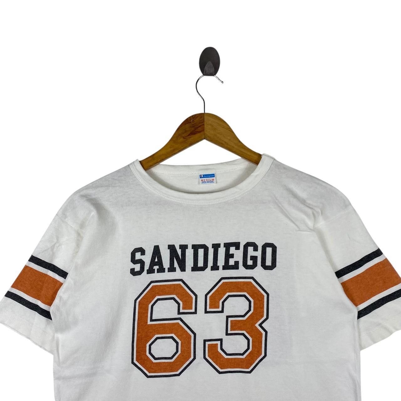 Champion Vintage CHAMPION USA SAN DIEGO Football Raglan Tee Shirt Top Size M / US 6-8 / IT 42-44 - 2 Thumbnail