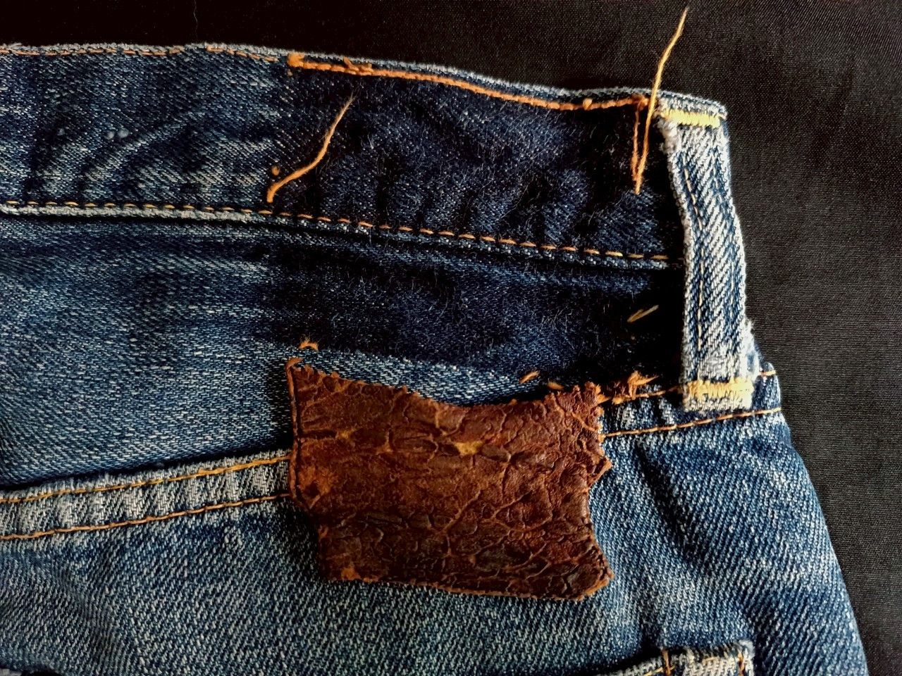 Levi's Vintage 40s Levi's 501xx Big E Hidden Rivet Oneside Red Tab. Size US 28 / EU 44 - 6 Thumbnail