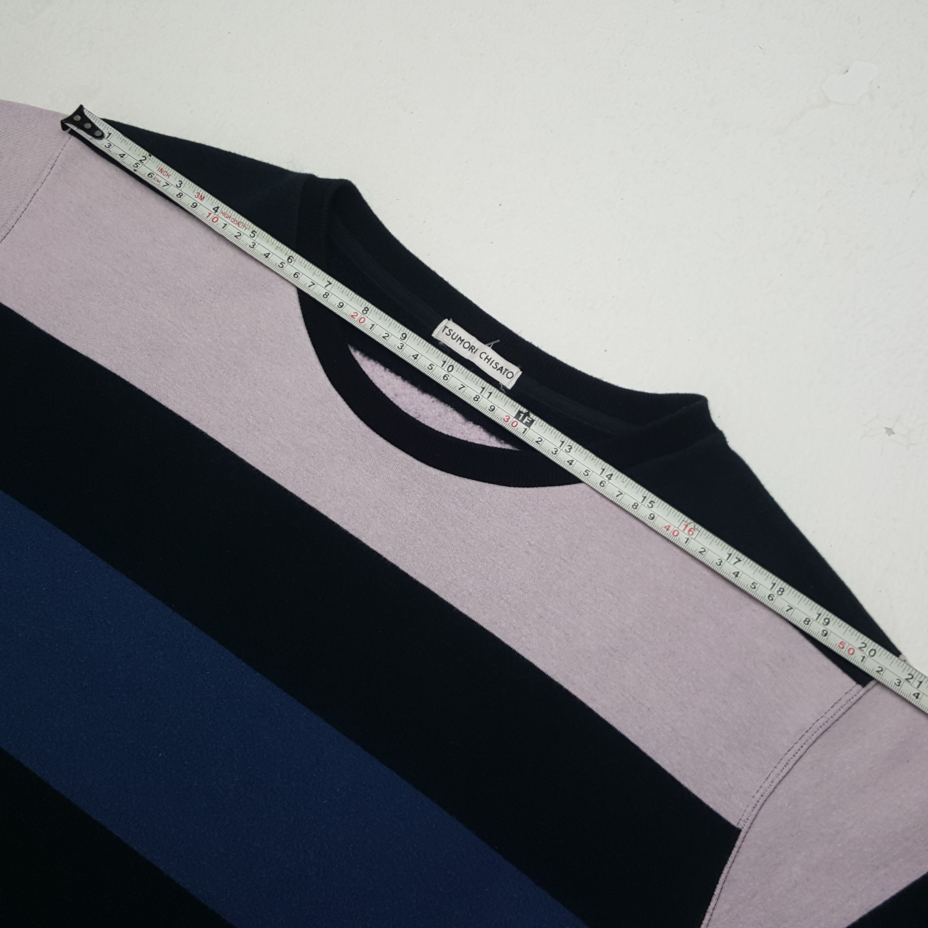 Issey Miyake × Tsumori Chisato × Vintage Vintage Tsumori Chisato by Issey Miyake Striped Sweatshirt Size US M / EU 48-50 / 2 - 4 Thumbnail