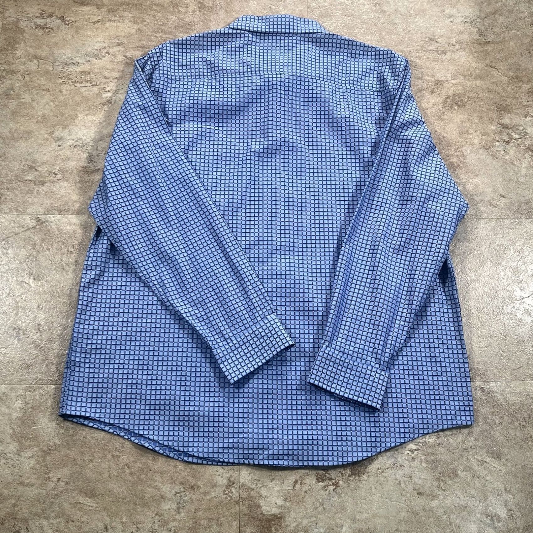 Tasso Elba Tasso Elba Dress Shirt Mens 2XL Blue Regular Brand New with Tags Size 48R - 4 Thumbnail