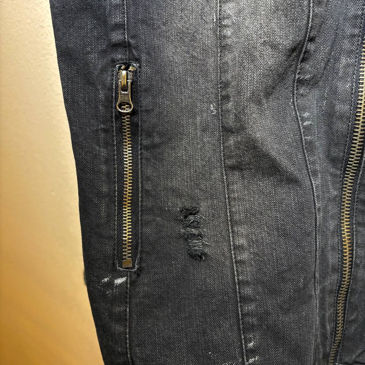 In The Attic In The Attic Distressed Studded Bondage Denim Jacket Size US L / EU 52-54 / 3 - 11 Thumbnail