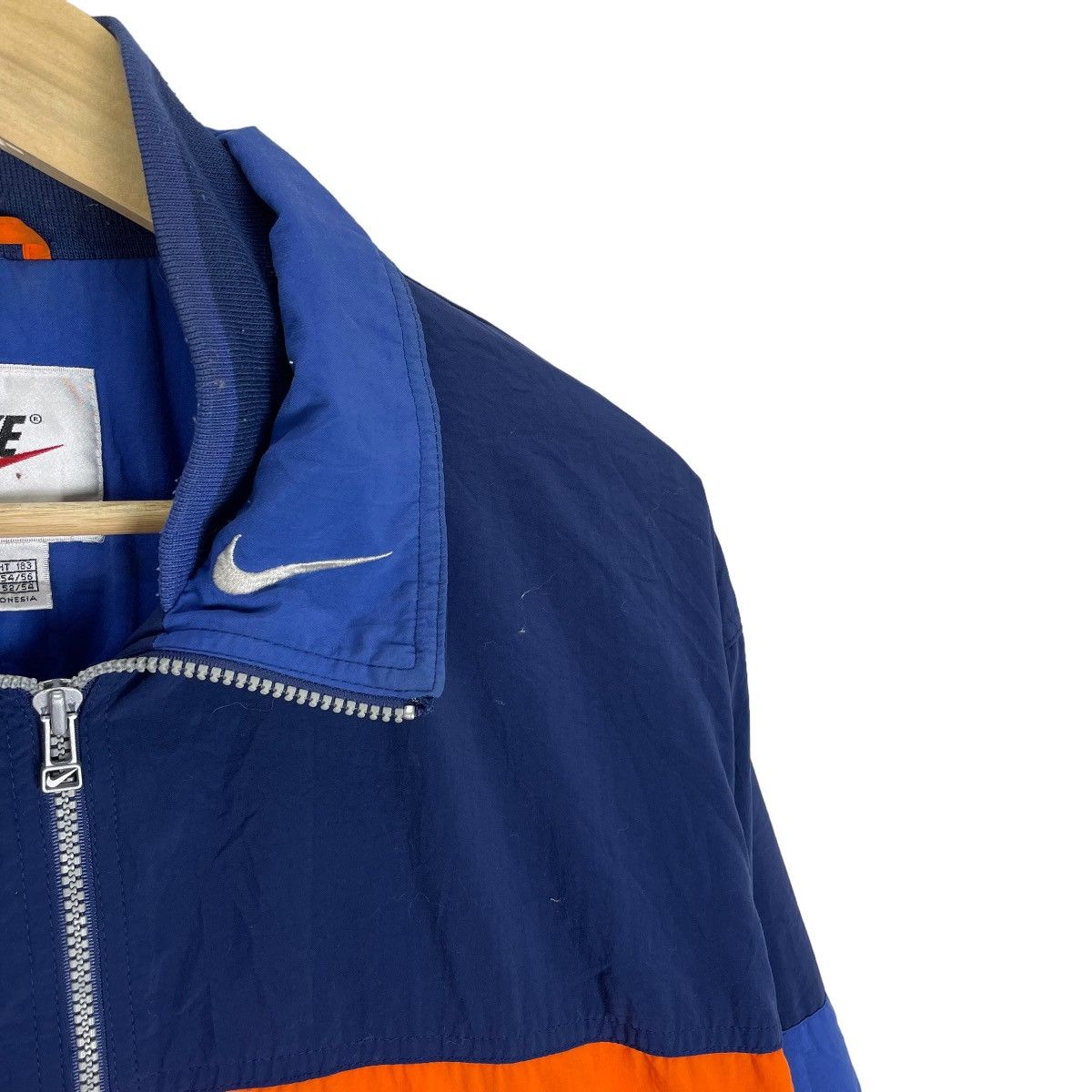 Nike 🌟90s NIKE NETHERLANDS EURO LIGHT ZIPPER JACKET Size US L / EU 52-54 / 3 - 4 Thumbnail