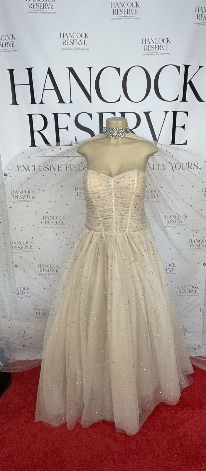 Other Tarik Ediz “Edmon” Crystal Cape Gown –size 14 Size XL / US 12-14 / IT 48-50 - 11 Thumbnail