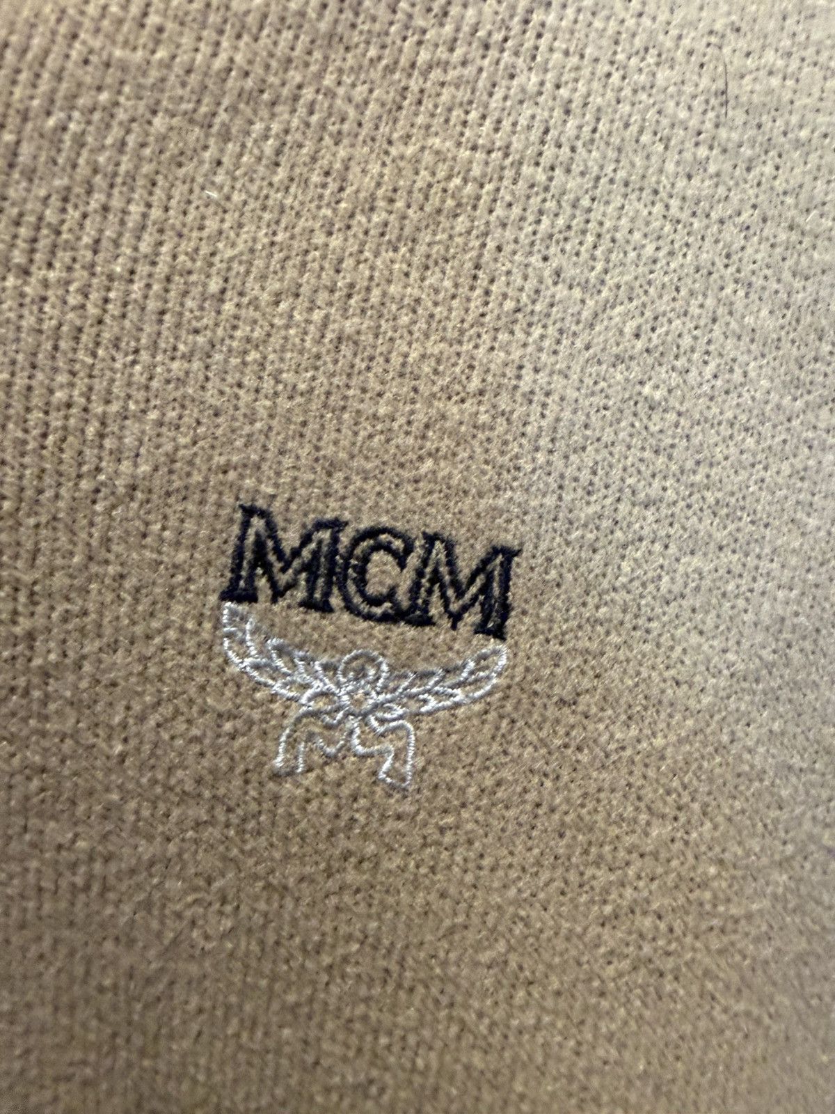 MCM Rare Vintage MCM Quarter-Zip - Beige- Size M Size US M / EU 48-50 / 2 - 2 Thumbnail