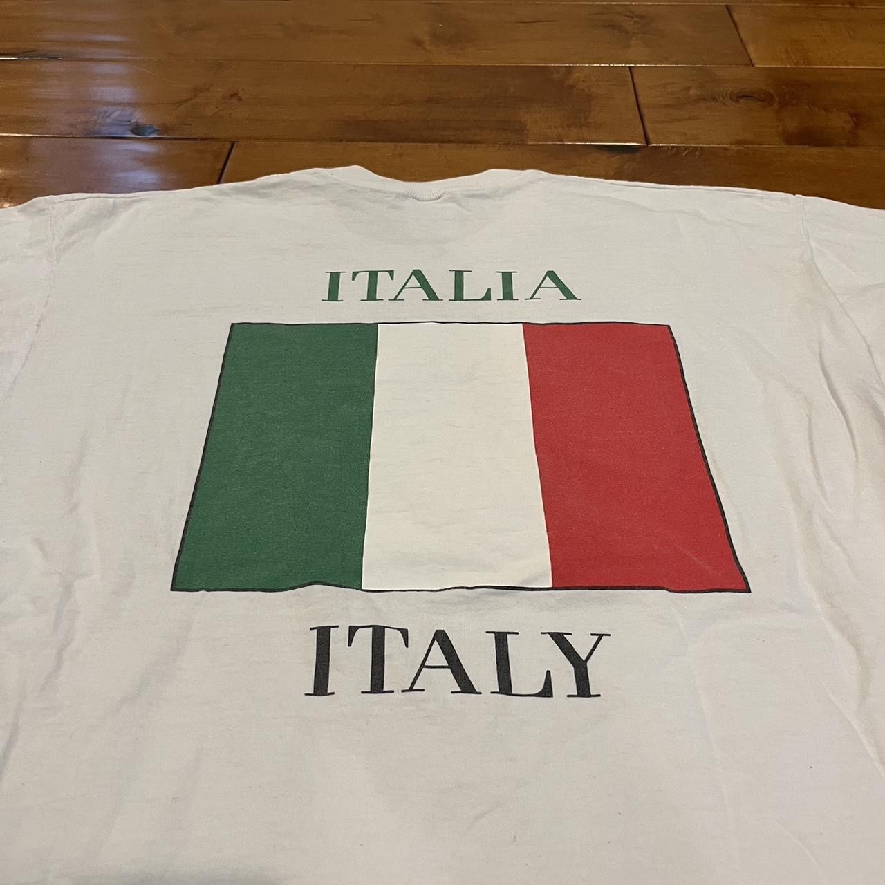 Fruit Of The Loom 90s Vintage Italia/Italy T-Shirt Size US XL / EU 56 / 4 - 2 Thumbnail