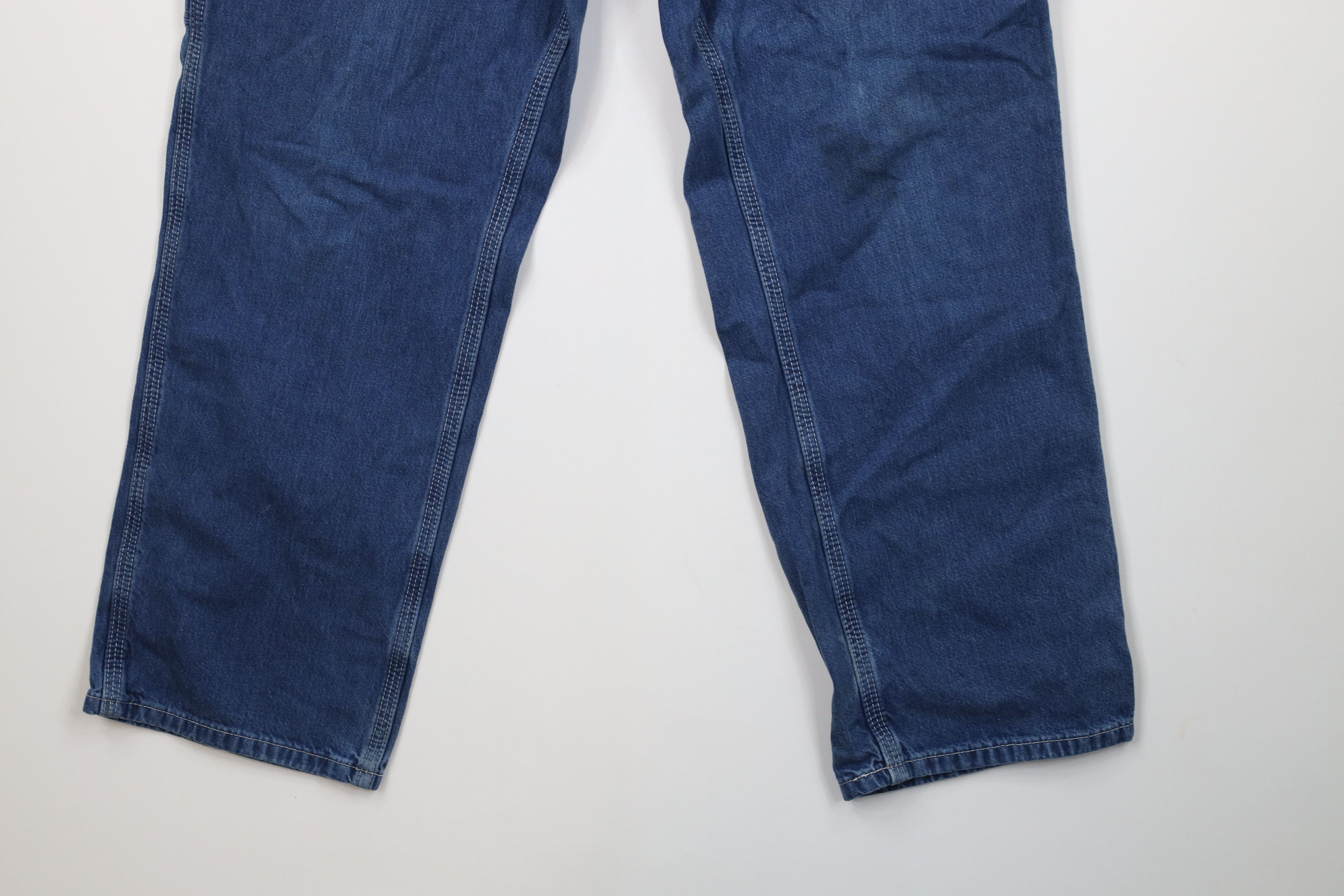 Carhartt Vintage Y2K Carhartt Workwear Wide Leg Dungaree Denim Jeans Size US 34 / EU 50 - 4 Thumbnail
