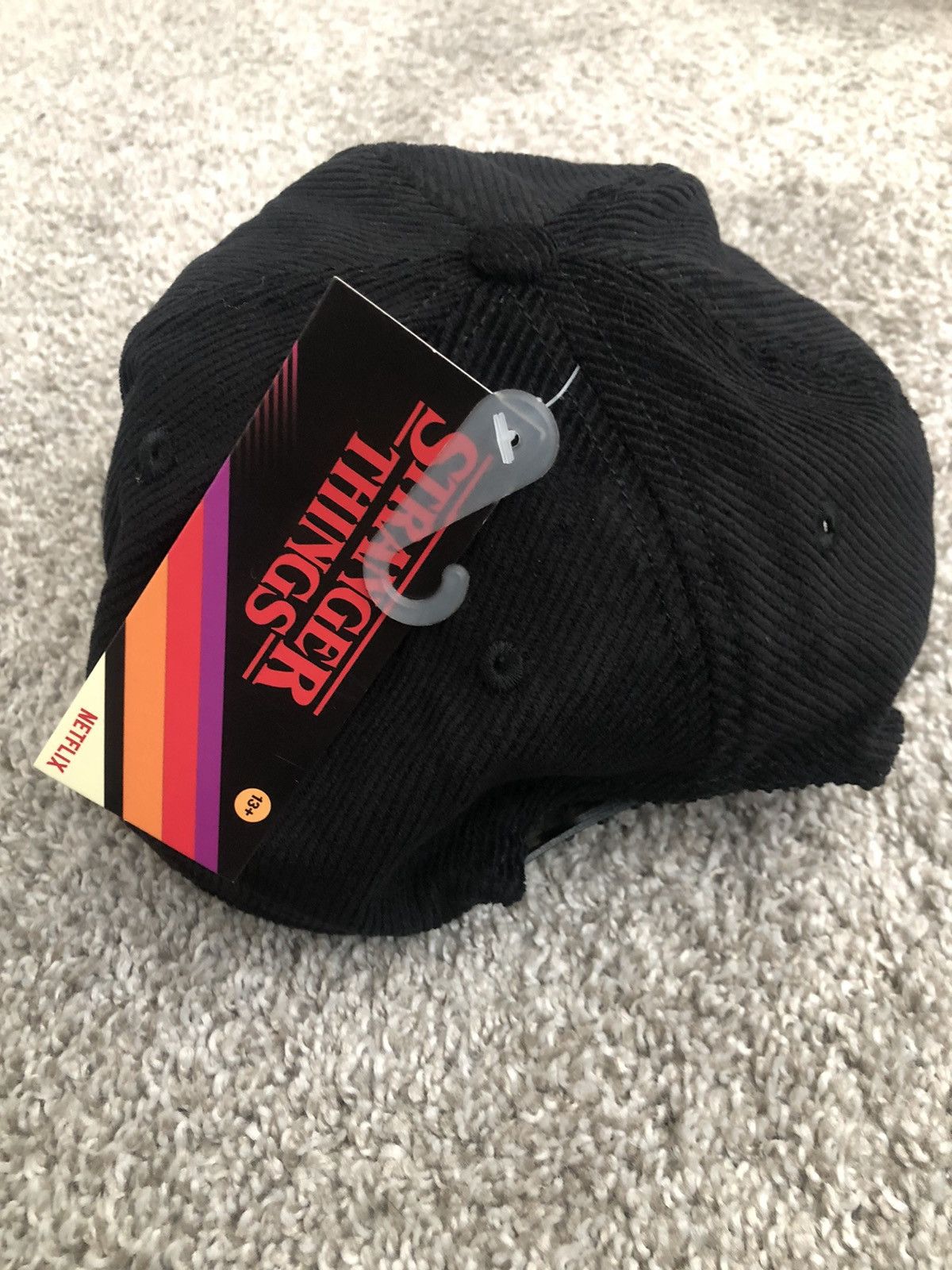 Other Stranger Things Hellfire Club Corduroy Black Snapback Size ONE SIZE - 3 Thumbnail