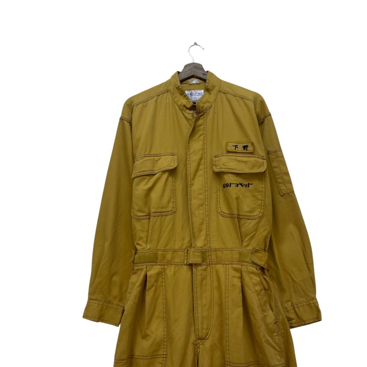 Vintage 💥Vintage Toyota Corolla Techno Top Crew Coverall Workwear Size US 33 - 3 Thumbnail