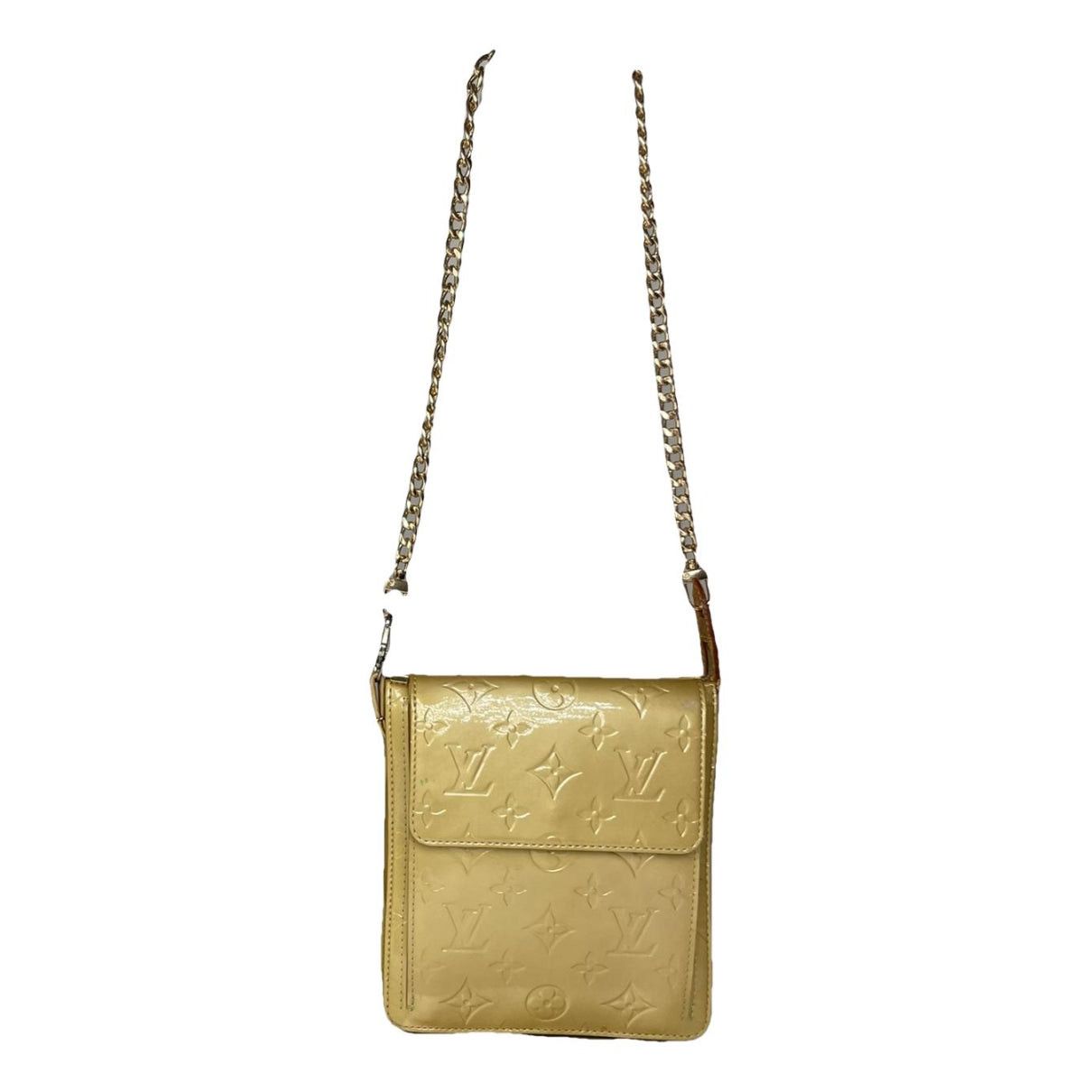 Louis Vuitton Ambre Yellow Patent Leather Handbag Size ONE SIZE - 1 Thumbnail
